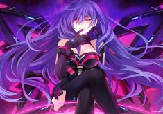 Superdimension Neptune vs SEGA Hard Girls Wallpaper 008 – Iris Heart