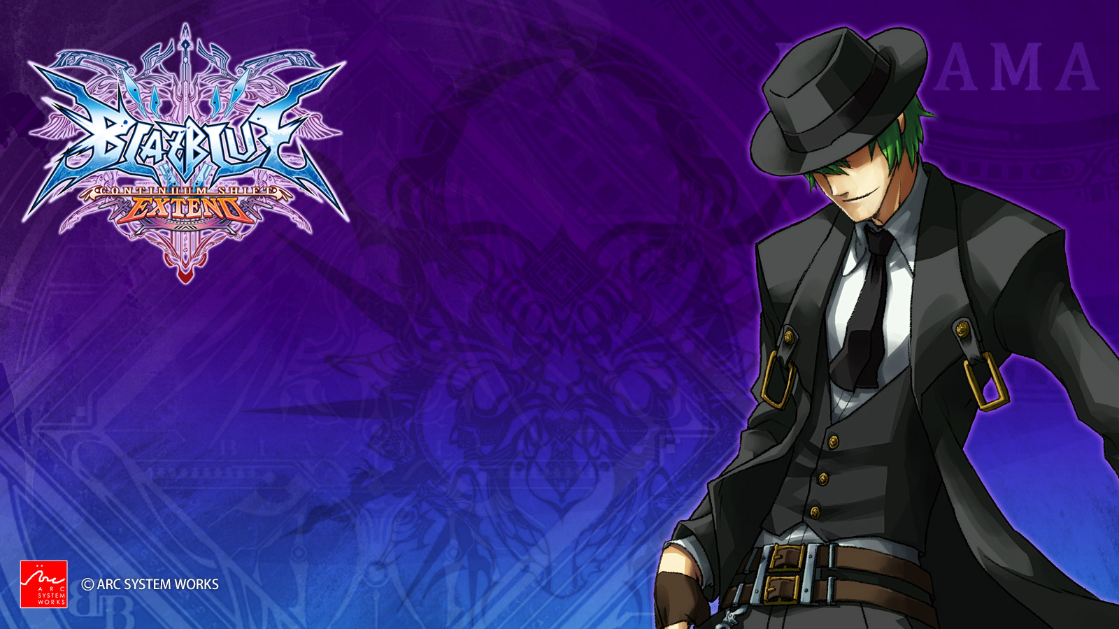 Blazblue Continuum Shift Extend Wallpaper 022 Hazama Wallpapers Ethereal Games