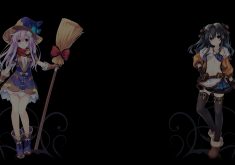 Cyberdimension Neptunia 4 Goddesses Online Wallpaper 003 Nepgear and Uni