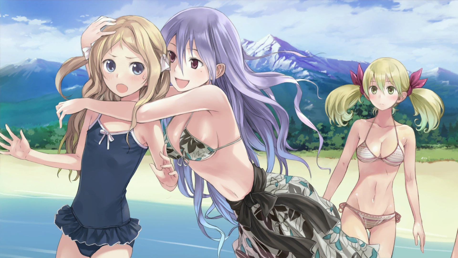 Hot threesome loli