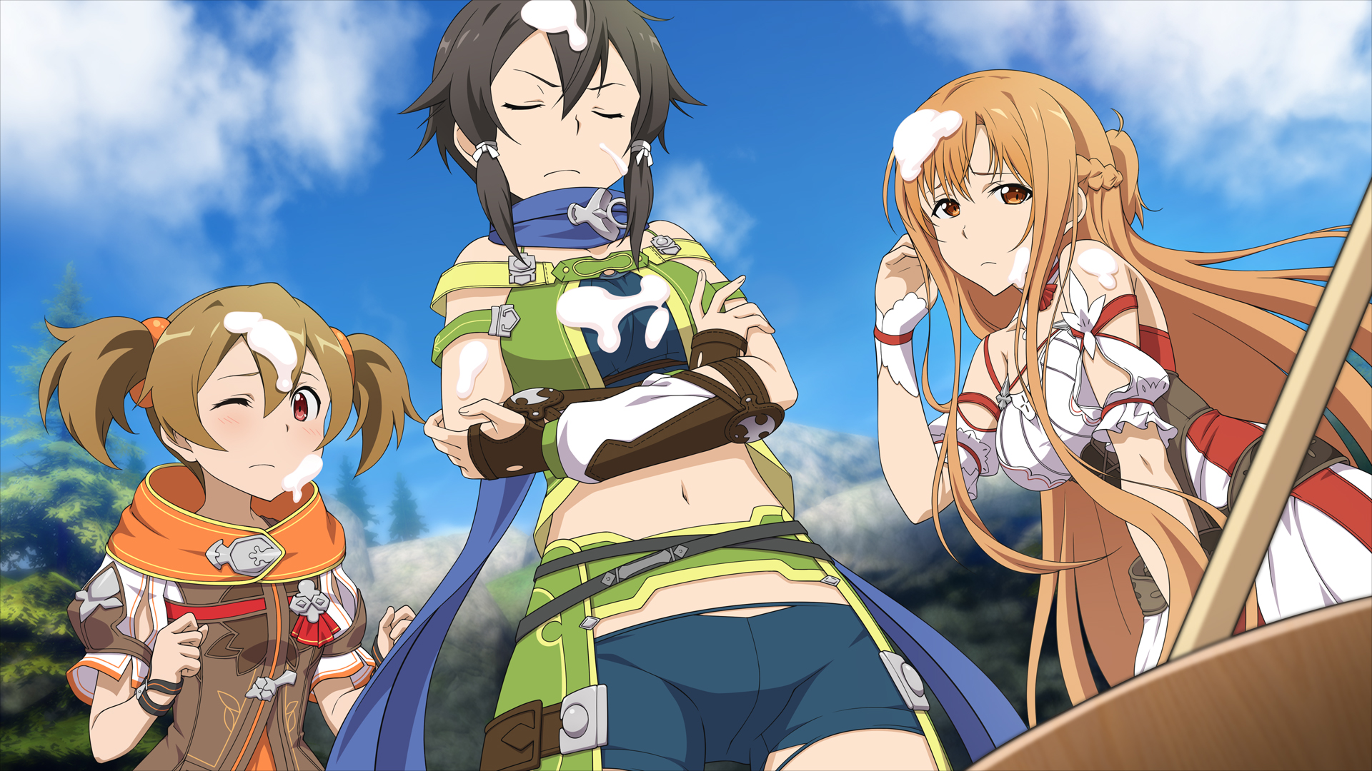 Sao anime threesome